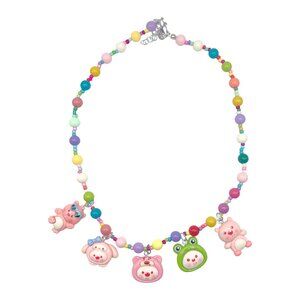 Handmade Beaded Charm Necklace for Girls – Perfect for Birthday & Holiday Gifts